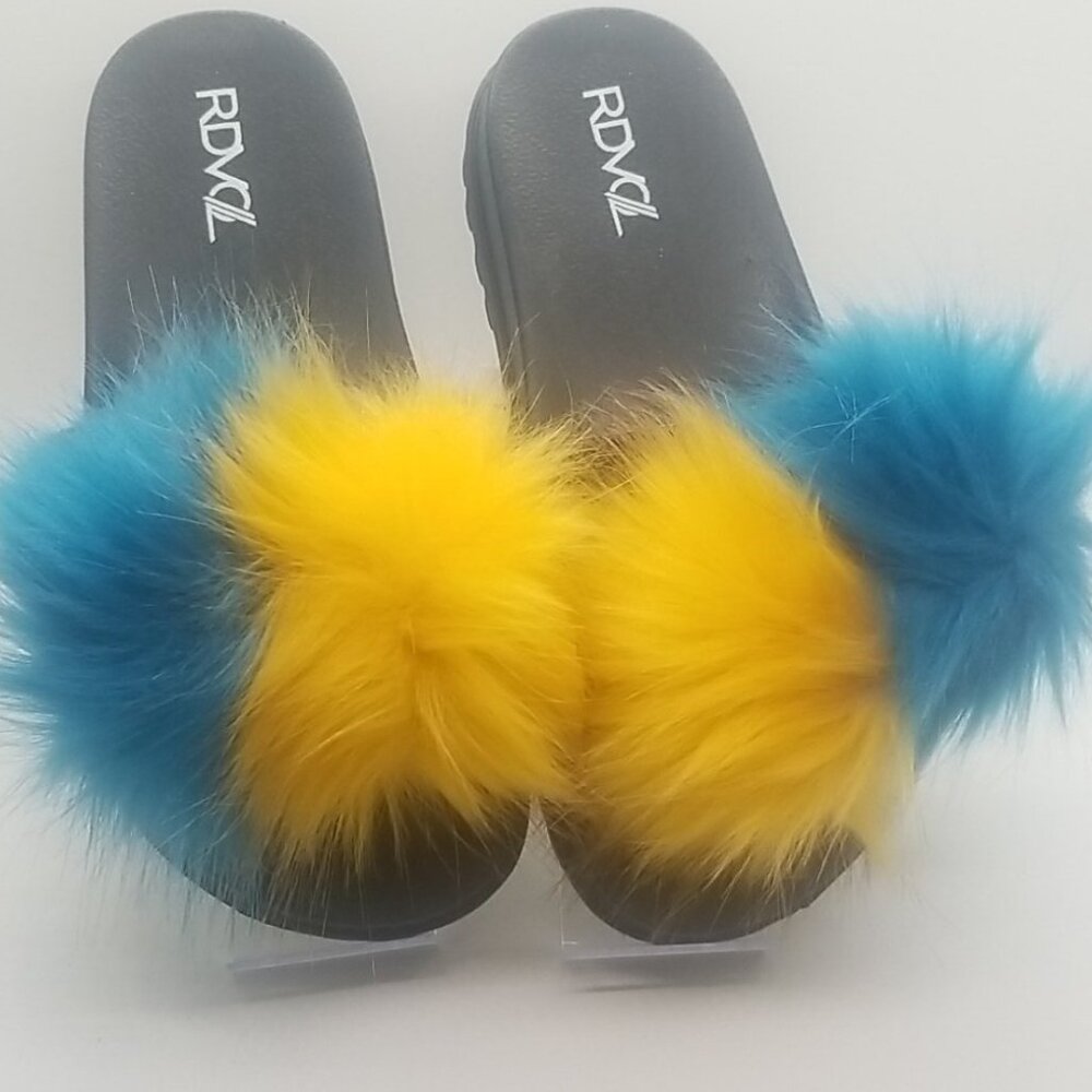 Gold and Blue Slides